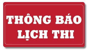 Lịch thi kết thúc môn học HKI (2019-2020) - đợt 1